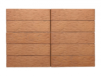 Облицовочный кирпич Железногорский одинарный 1 НФ Коричневый крафт бархан